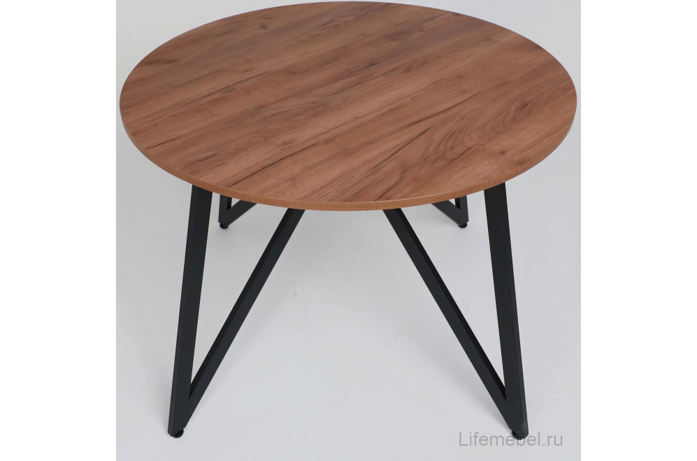 Деревянный стол Женева табачный крафт