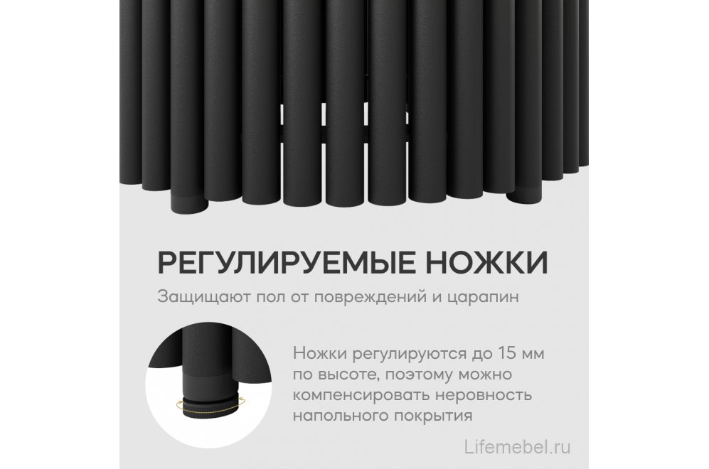 Деревянный стол Trubis Wood 120x75x120 черный