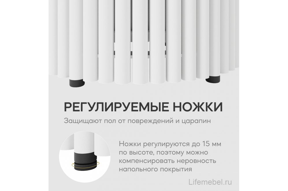 Деревянный стол Trubis Wood 80x75x80 черный / белый металл