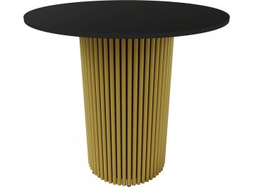 Обеденный стол круглый Trubis Wood 90x75x90 белый