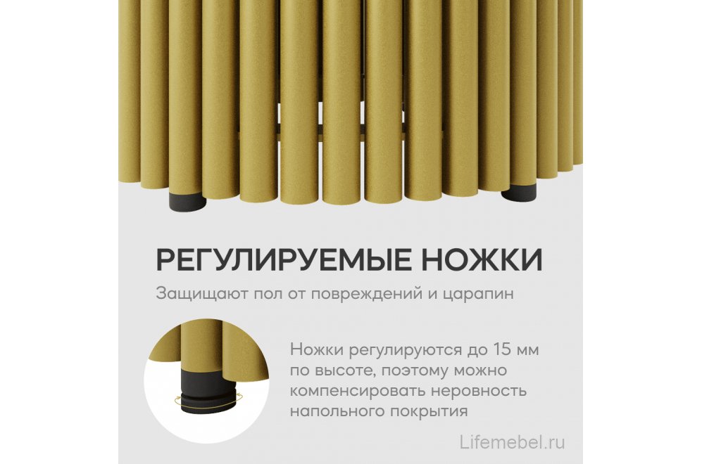 Деревянный стол Trubis Wood 80x75x80 черный / золотой