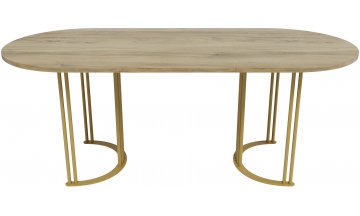 Деревянный стол Violur золотой