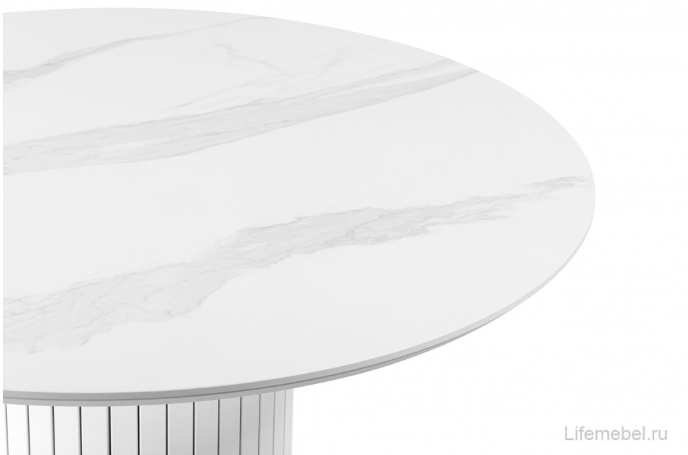 Керамический стол Гравент 110 patagonoa bianco repose / белый