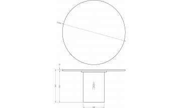 Керамический стол Рахим