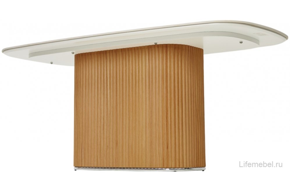 Керамический стол TAMPA Белый 90 Керамика / МДФ