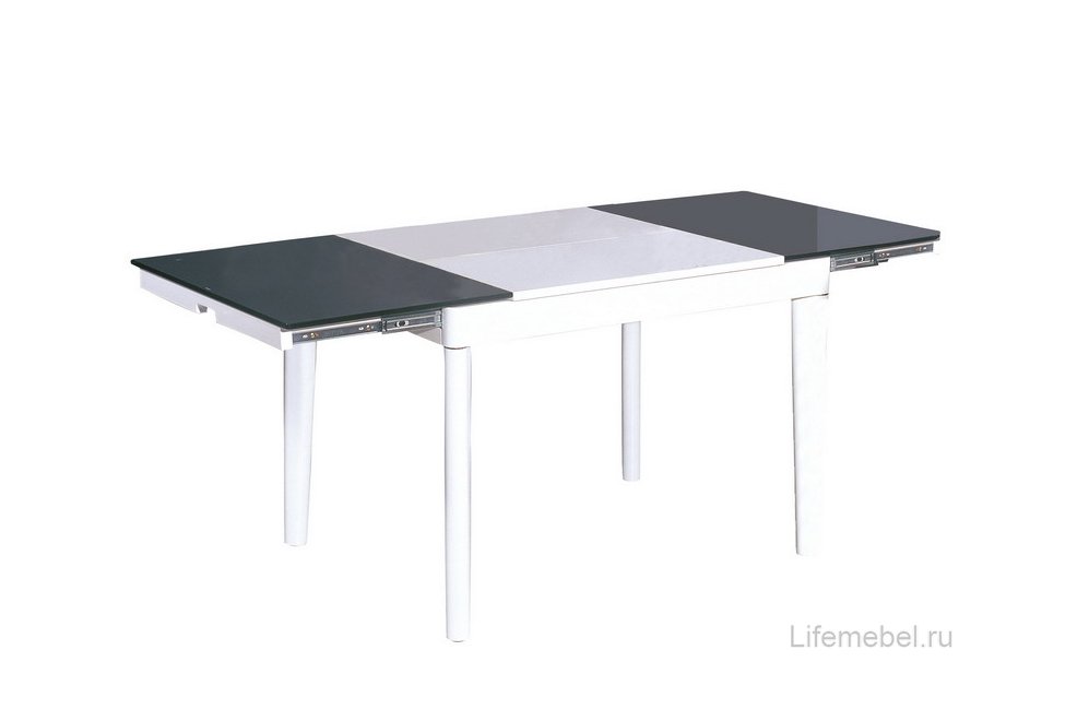 Обеденная группа "стол 6015Т белый, Стул 807 белый"