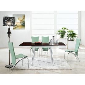 (НЕАКТИВЕН, больше не поставляется) Обеденная группа "стол B2225 венге и 4 стула 4056 салатовые" (ES)