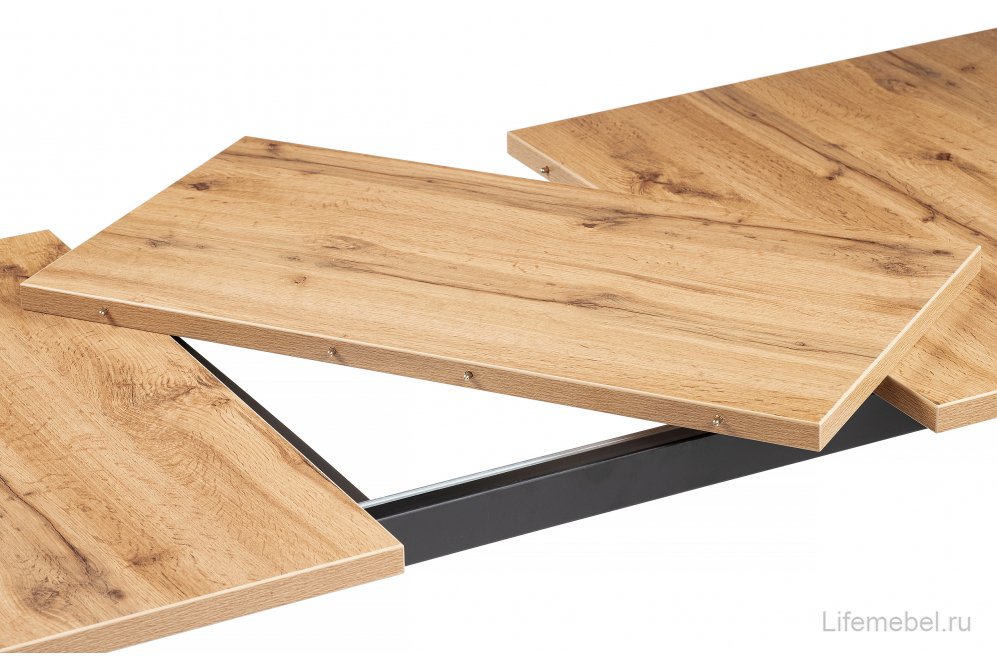 Обеденная группа Алсисар дуб вотан / черный матовый / зеленый