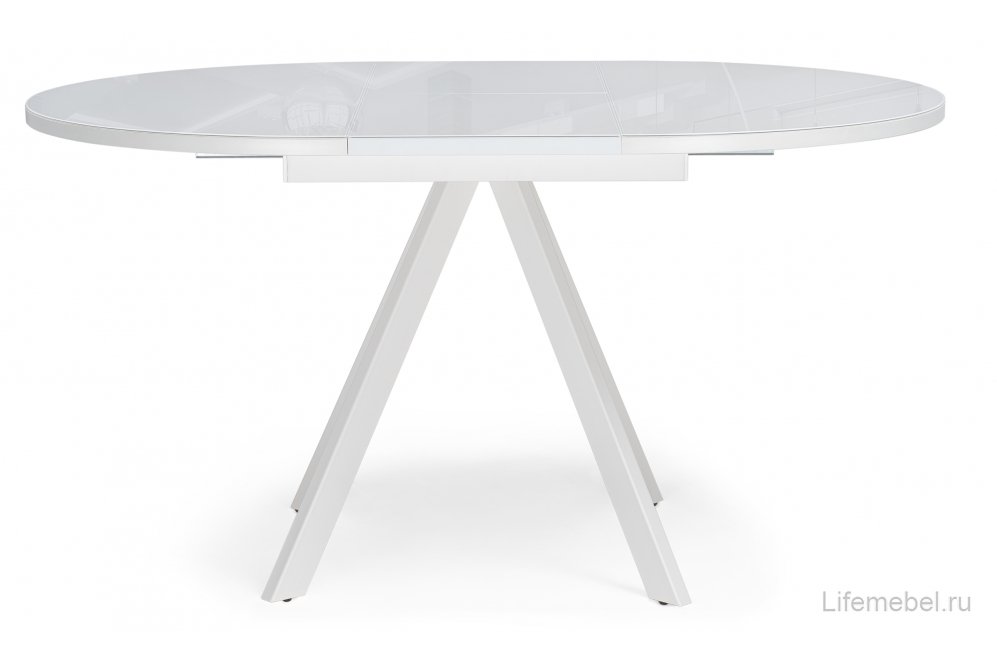 Обеденная группа Асака белый / бежевый