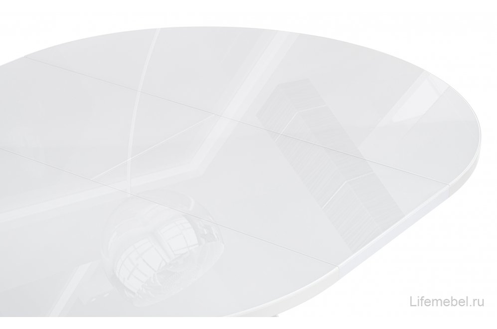 Обеденная группа Асака белый / бежевый