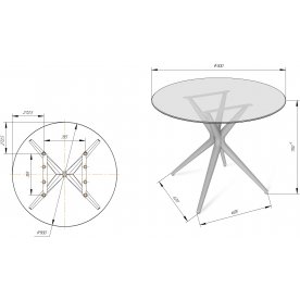 Обеденная группа Sheffilton SHT-DS247