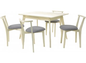 Складной стол Сканди Франк 120 натуральное дерево / натуральное дерево