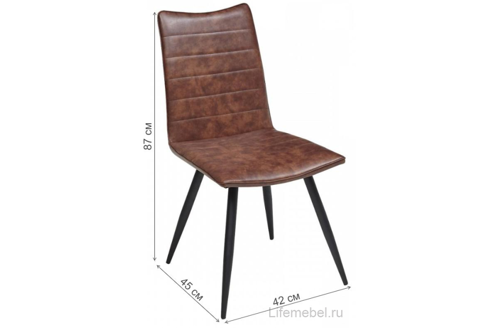 Обеденная группа стул Bloom brown и стол Petal D110