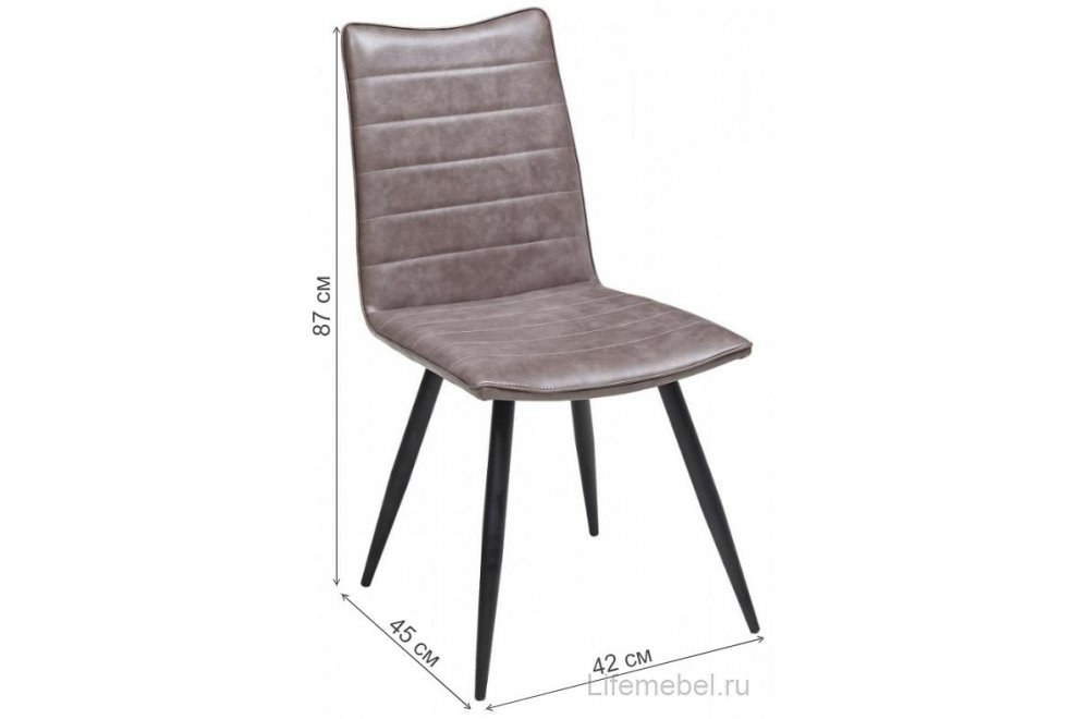 Обеденная группа стул Bloom light brown и стол Petal D110