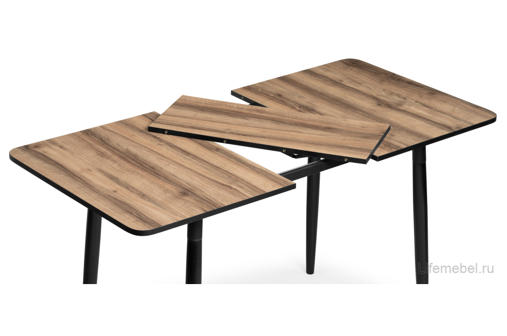 Обеденная группа Юнко светло-коричневый / ноче рубино / черный