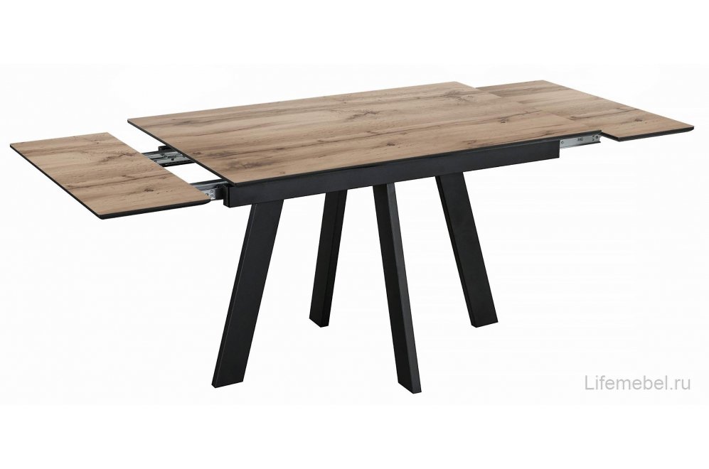 Деревянный стол Wings дуб вотан / черный
