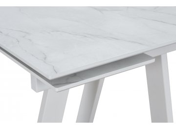 Обеденный стол Wings жемчужный перито / белый