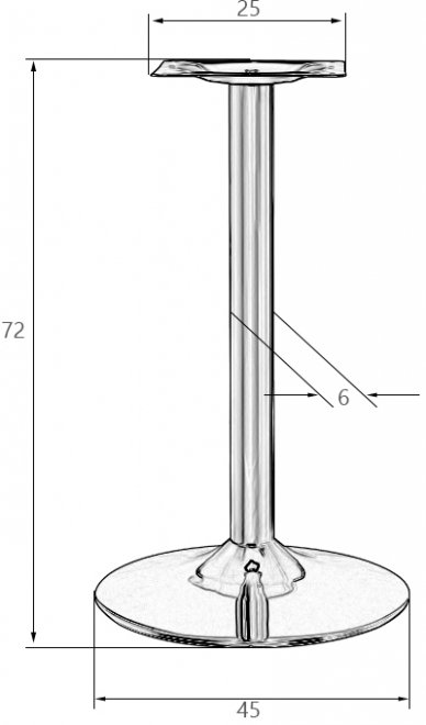 Подстолье обеденное Alan