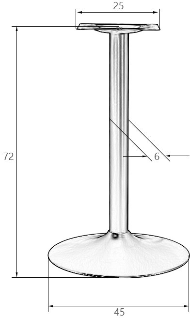 Подстолье обеденное Alan Black