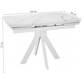 Керамический стол DikLine DKU120