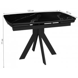 Керамический стол DikLine DKU120