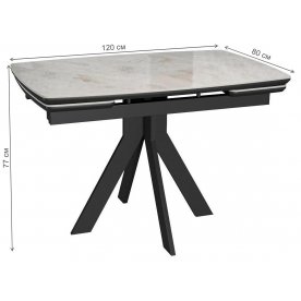 Керамический стол DikLine DKU120