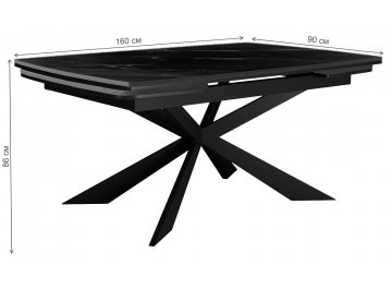 Керамический стол DikLine KM160