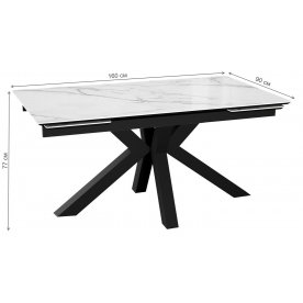 Керамический стол DikLine SFE160