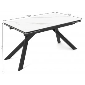 Керамический стол DikLine SKW140