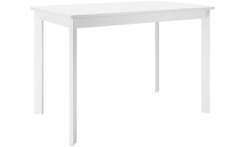 Керамический стол LK90 раскладной mono white / черный