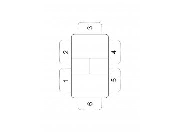 Керамический стол Меркуда