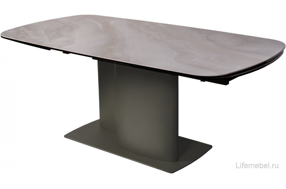 Керамический стол Сулфур серый