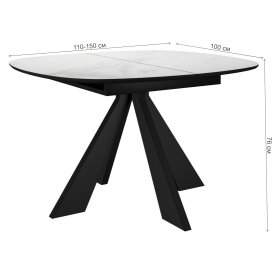 Керамический стол DikLine SKK110
