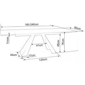 Керамический стол Salvadore