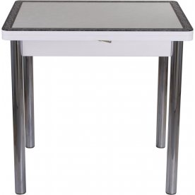 Стол Чинзано М-2 белый / 34 D-0 / ножка 02