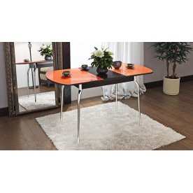 Стол Милан СМ-203.22.01 венге цаво / оранжевый