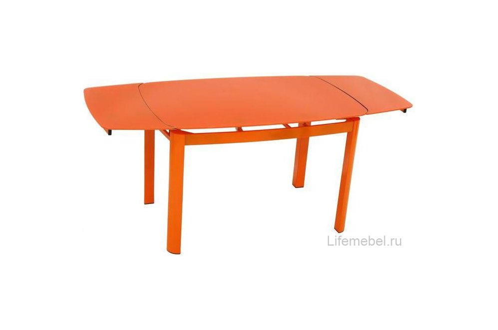 Стеклянный стол 6236C orange / orange