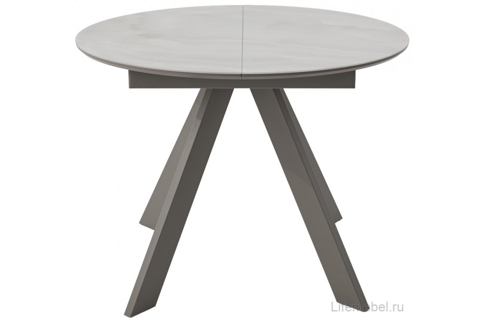 Стеклянный стол Бонжур оникс