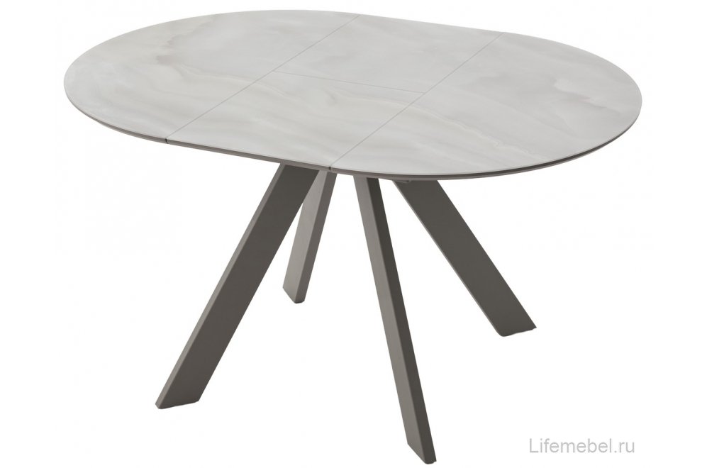 Стеклянный стол Бонжур оникс