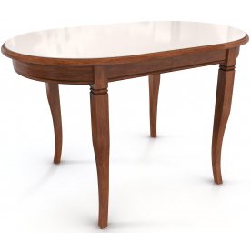 Стеклянный стол Бруно 120/75-ОВС