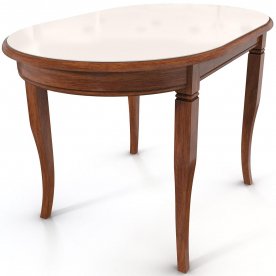 Стеклянный стол Бруно 120/75-ОВС