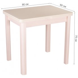 Стеклянный стол Чинзано М-2 МД ст-КР 04 МД