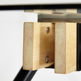 Стеклянный стол Frondo 120 mod. DT1356