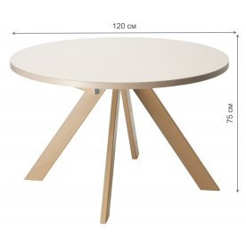 Стеклянный стол Монтен