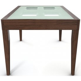 Стеклянный стол Рим 120/90-С