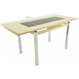 Стеклянный стол Шанхай Каре