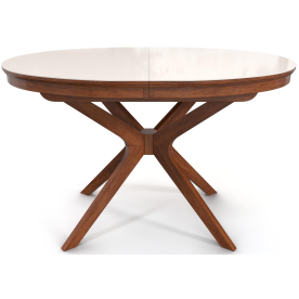 Стеклянный стол Сильвер 120/80-ОВС