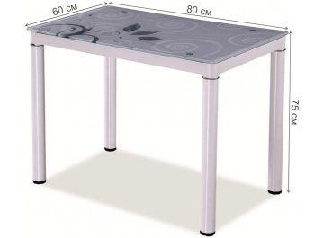 Стеклянный стол Damar