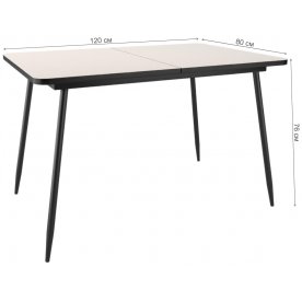 Стеклянный стол Dikline L122