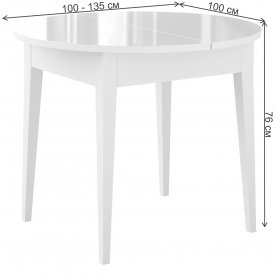 Стеклянный стол DikLine MR100